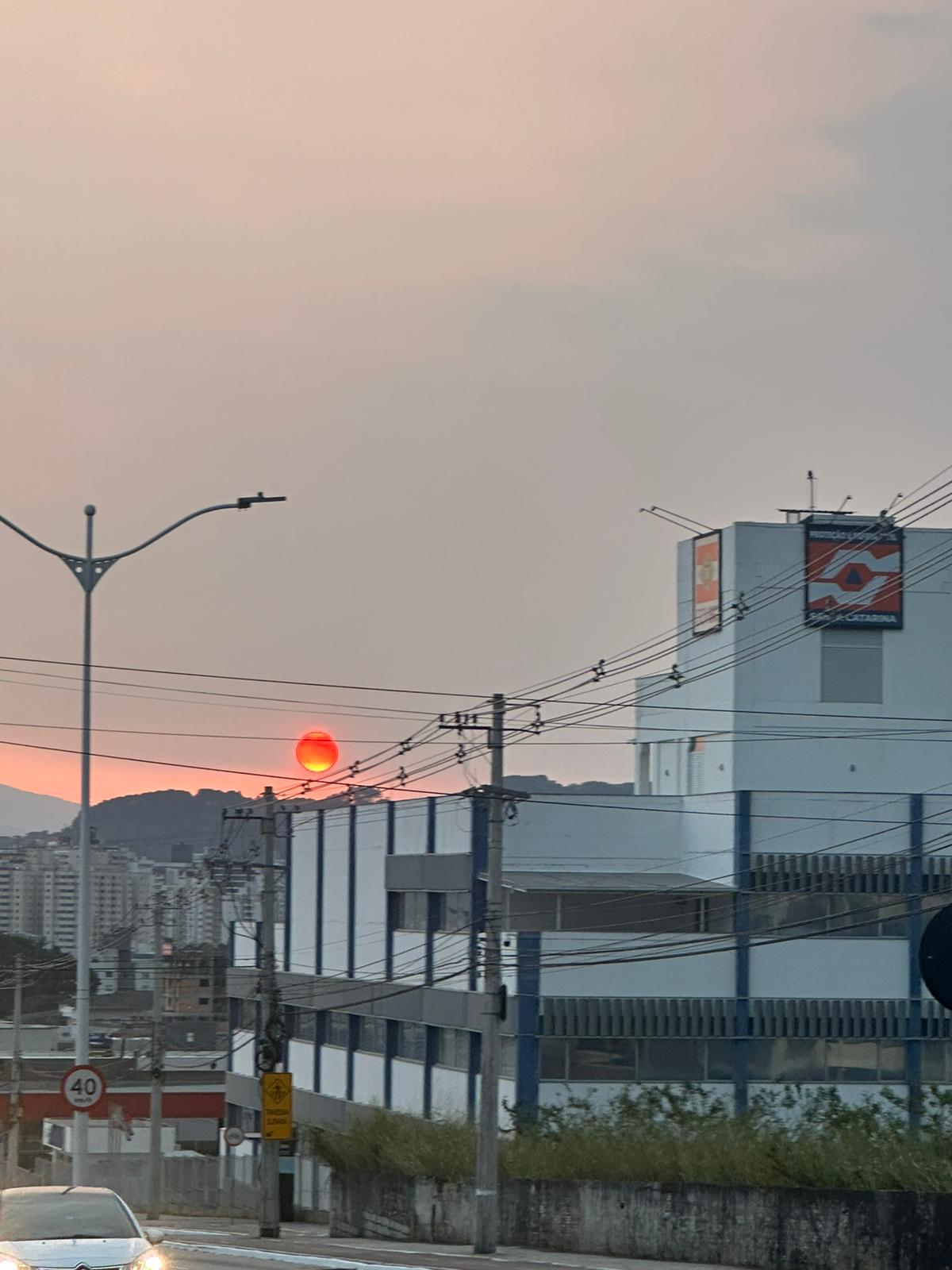 Santa Catarina volta a registrar presença de fumaça vinda da Amazônia e do Centro-Oeste