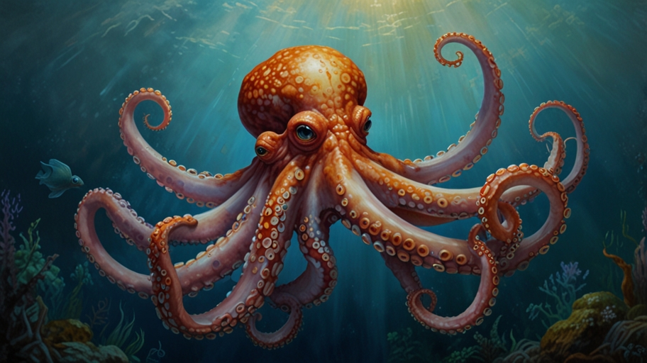 Octopus Painting