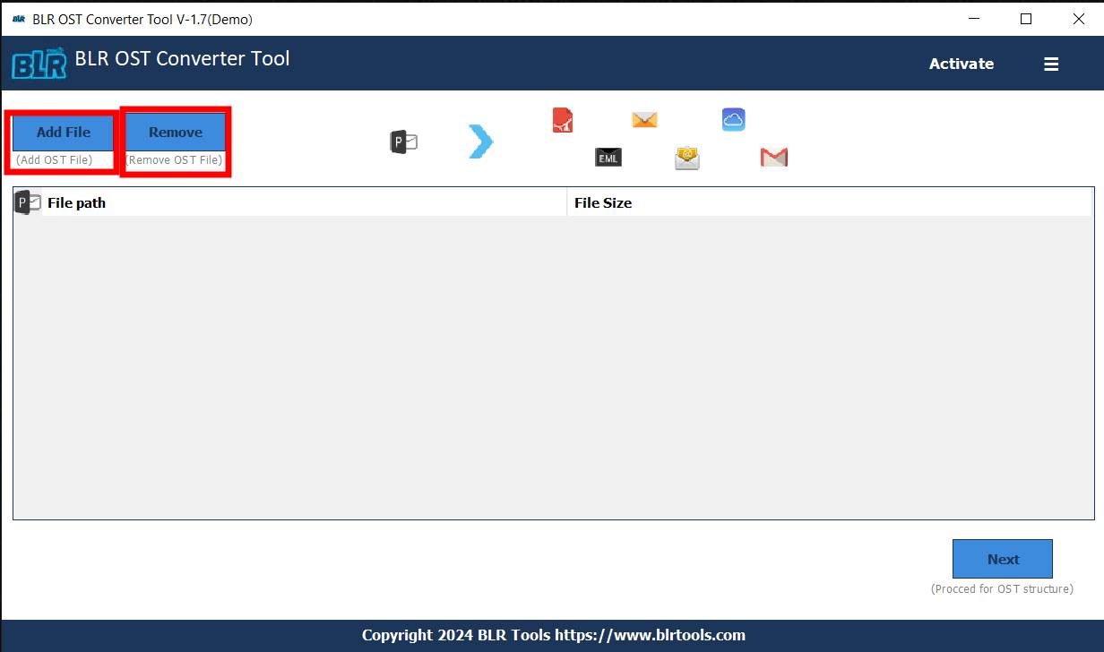 Change OST File into PDF