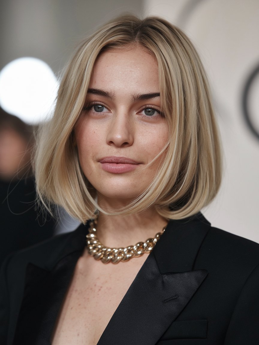 13. Trendy Bob Cut for Thin Hair