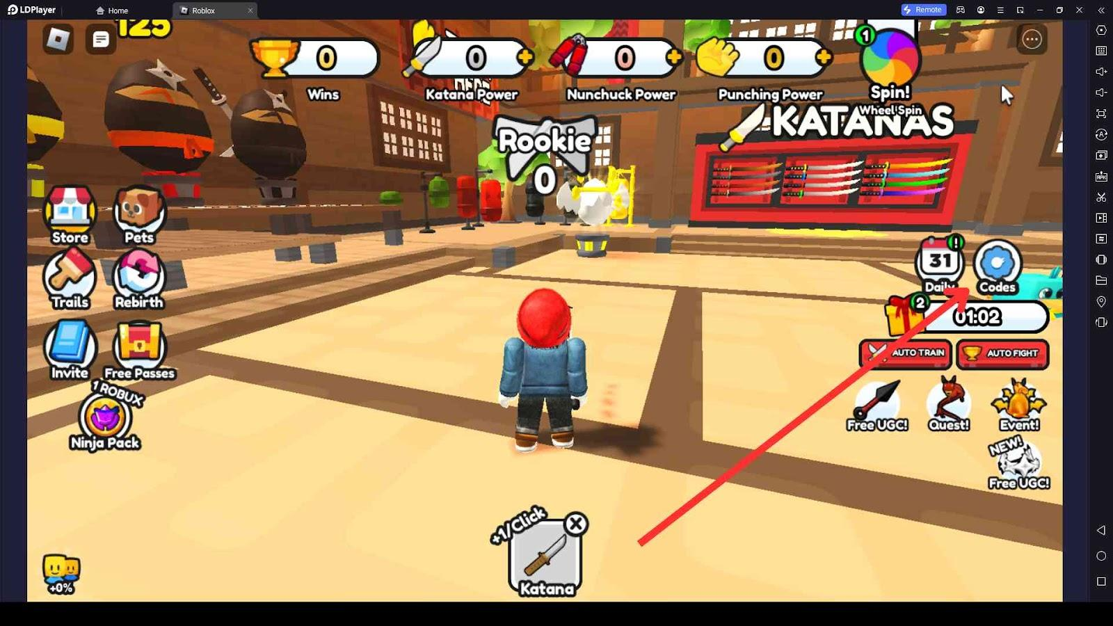Roblox Ninja Fighting Simulator แจกโค้ด Code พร้อมวิธีกรอก