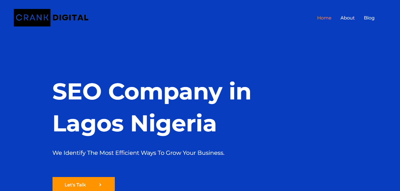 CrankDigital is in the group of SEO companies in Nigeria.