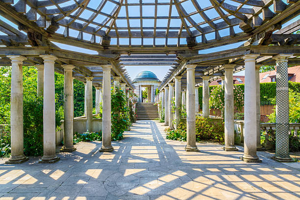 an image of Hampstead Pergola & Hill Garden in London In Summer