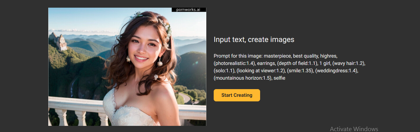 Create NSFW IMages with Porn Work AI