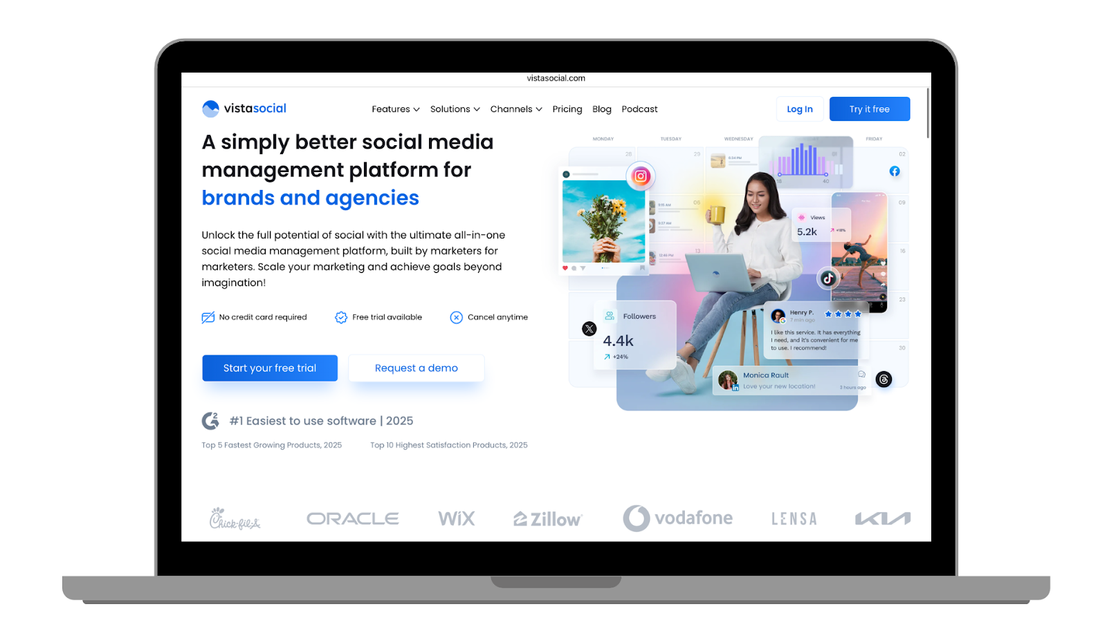social media growth strategies - Vista Social