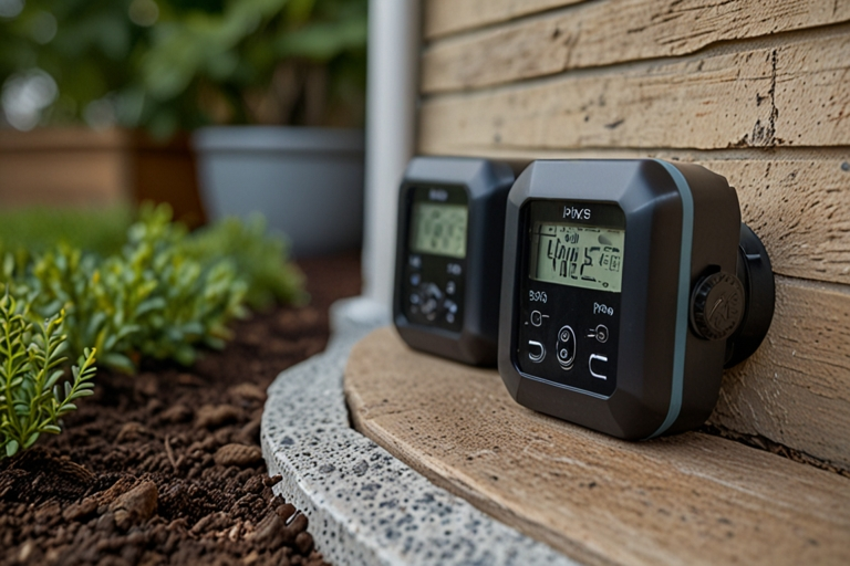  Gen 2 B-Hyve Smart Hose Watering Timer Bundle 4-Pack w/Hub: Unlock Effortless Gardening with Smart Watering Technology!