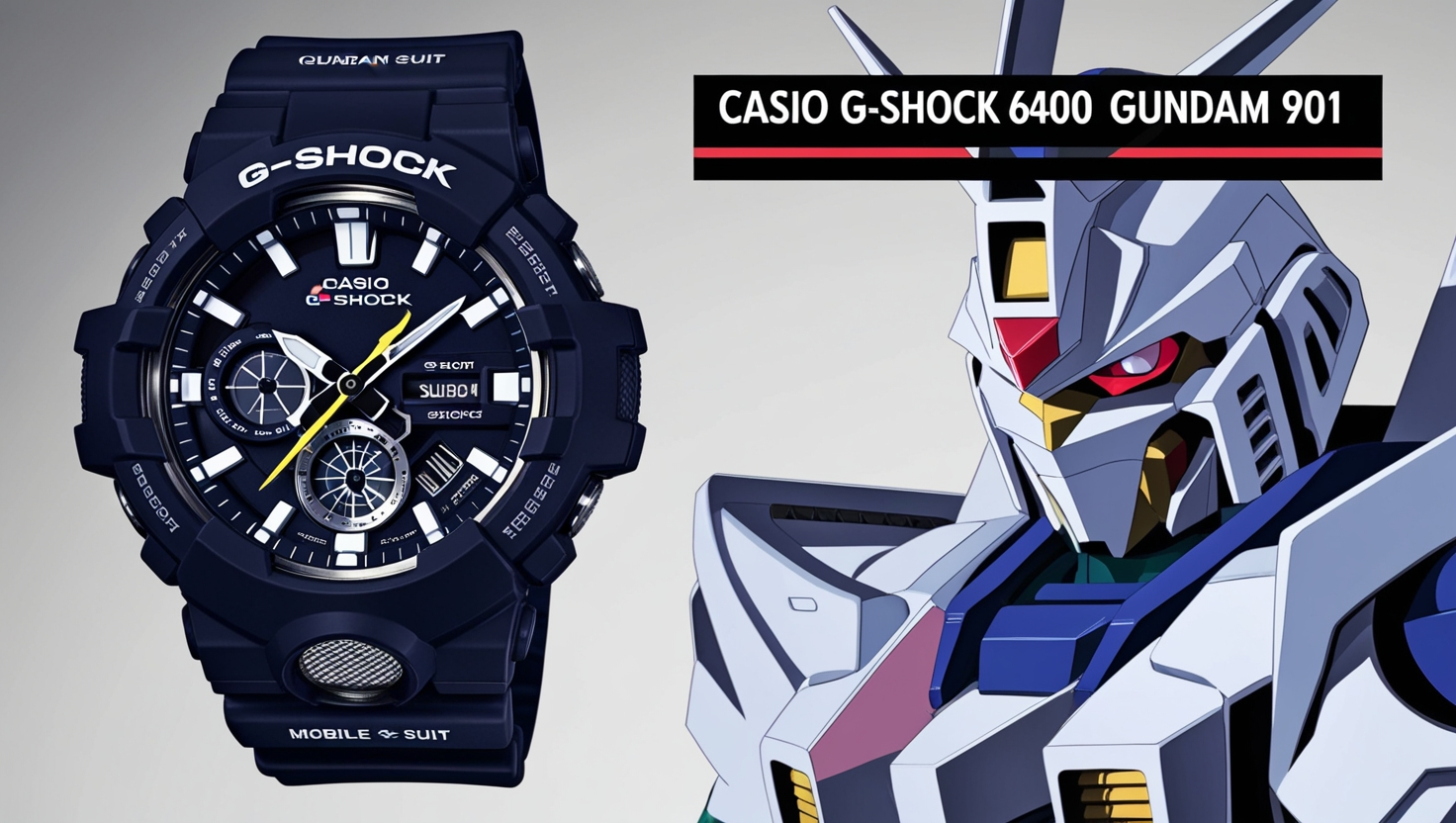 Casio g Shock DW-6400 Gundam 901