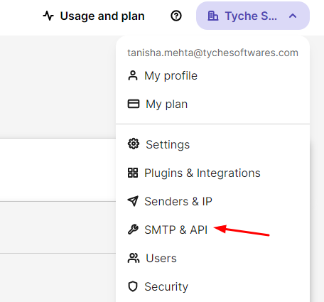 Integration with Brevo (Sendinblue) - Tyche Softwares Documentation