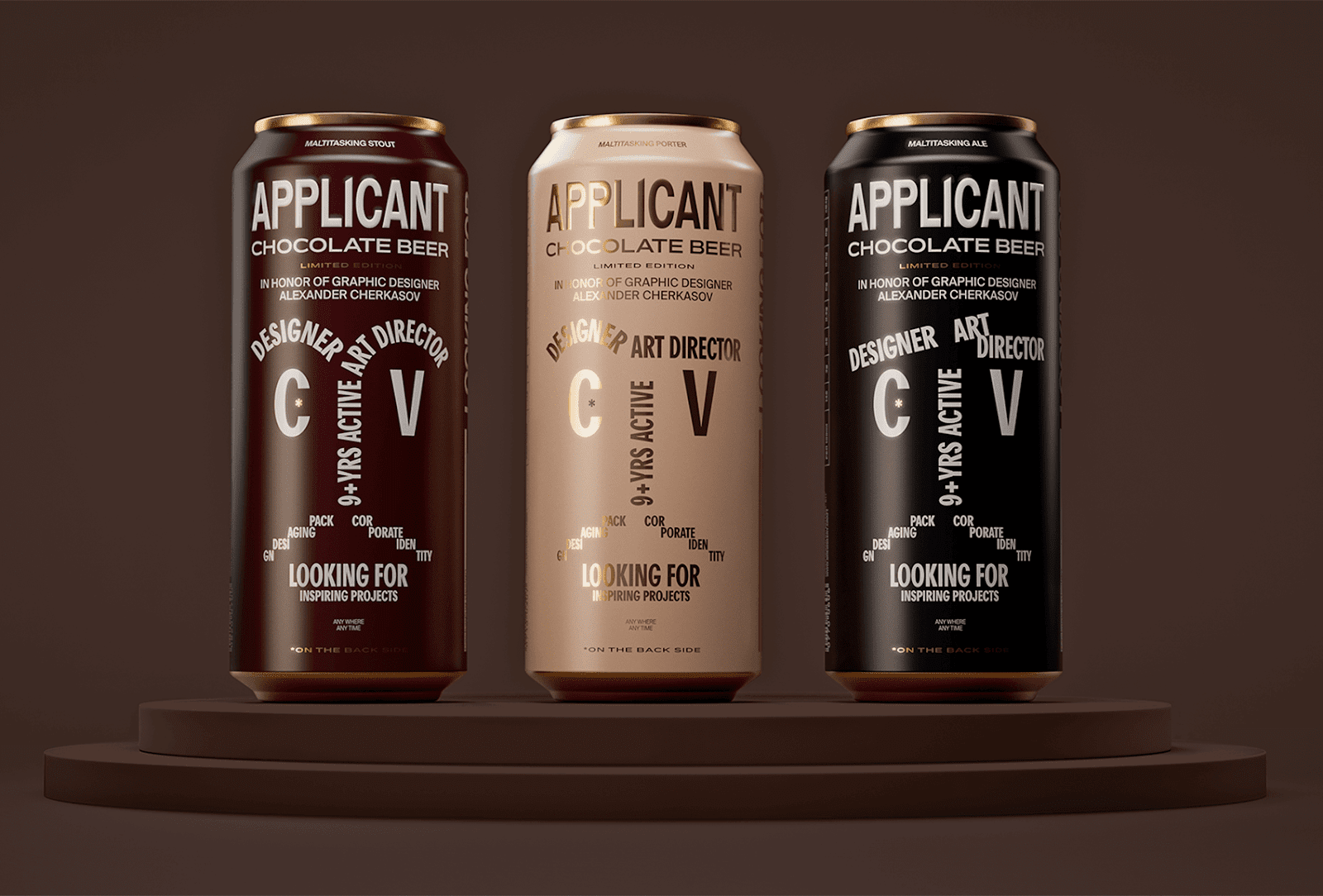 Image from the Applicant: A Self-Portrait in Beer Branding and Packaging Design article on Abduzeedo