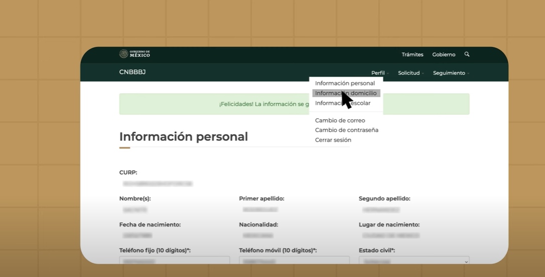 ¿Cómo actualizar la información de su dirección en SUBES?
