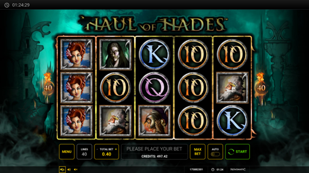 haul of hades slot screenshot