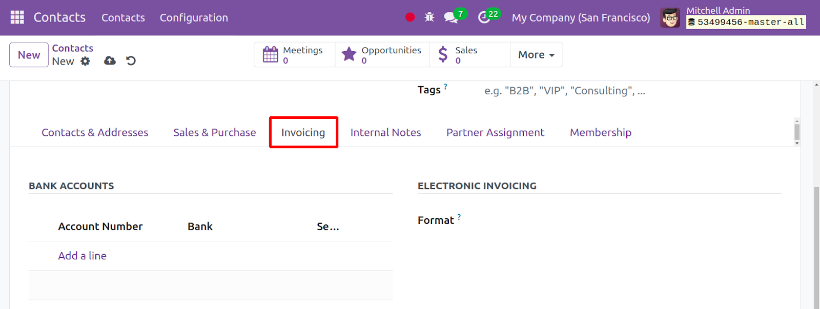 Odoo 17 Contacts