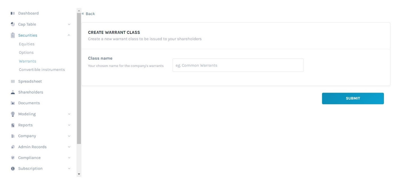 create warrant 