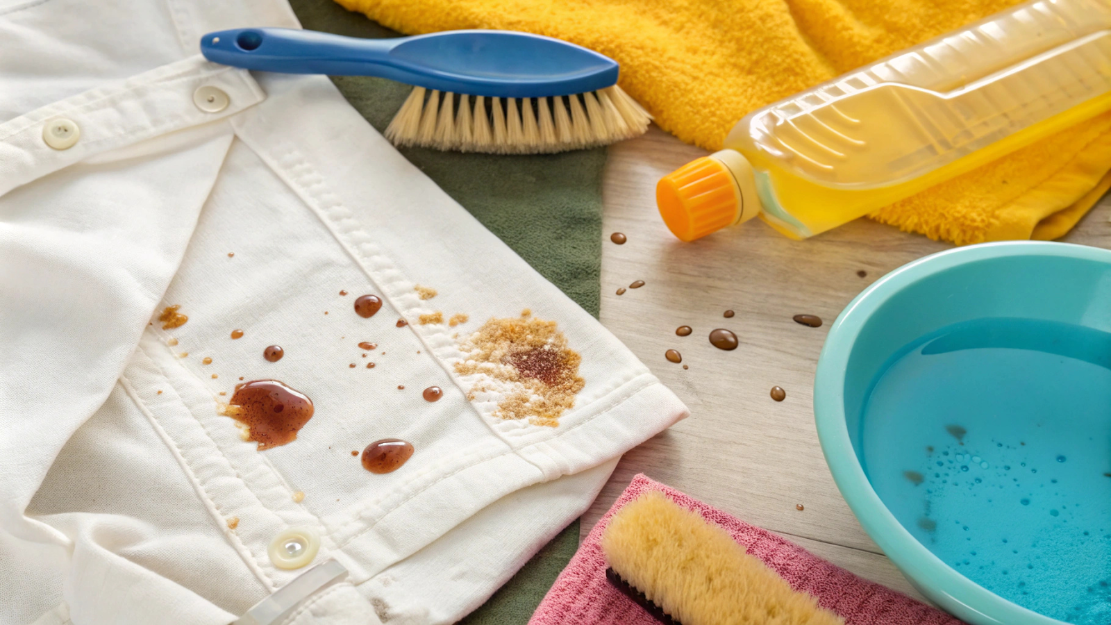 Método imediato para remover manchas de gordura