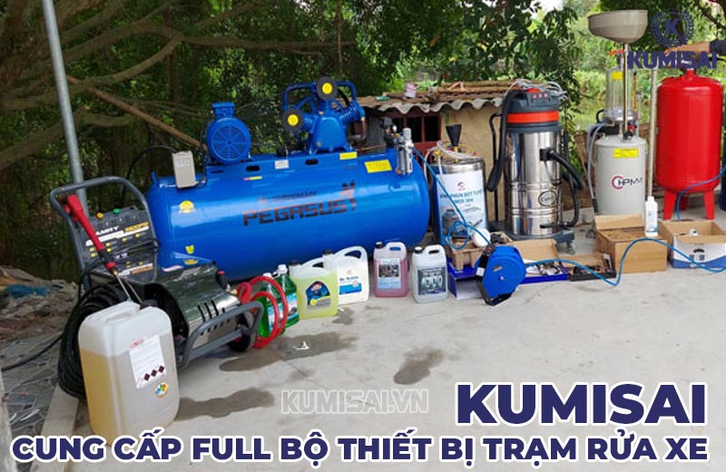 Kumisai cung ứng, thi công lắp đặt trạm rửa xe chuyên nghiệp