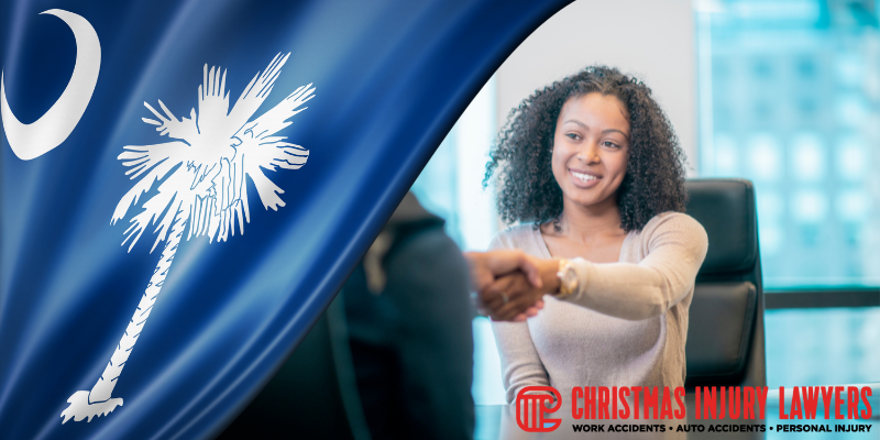 Happy client with Christmas Injury Lawyers services.