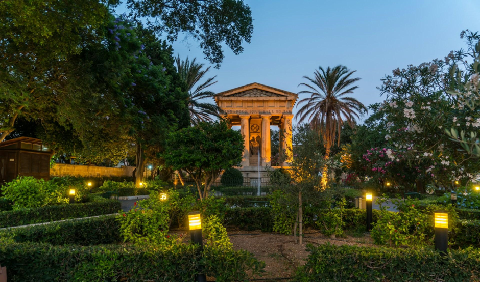 Parco a La Valletta, Malta.