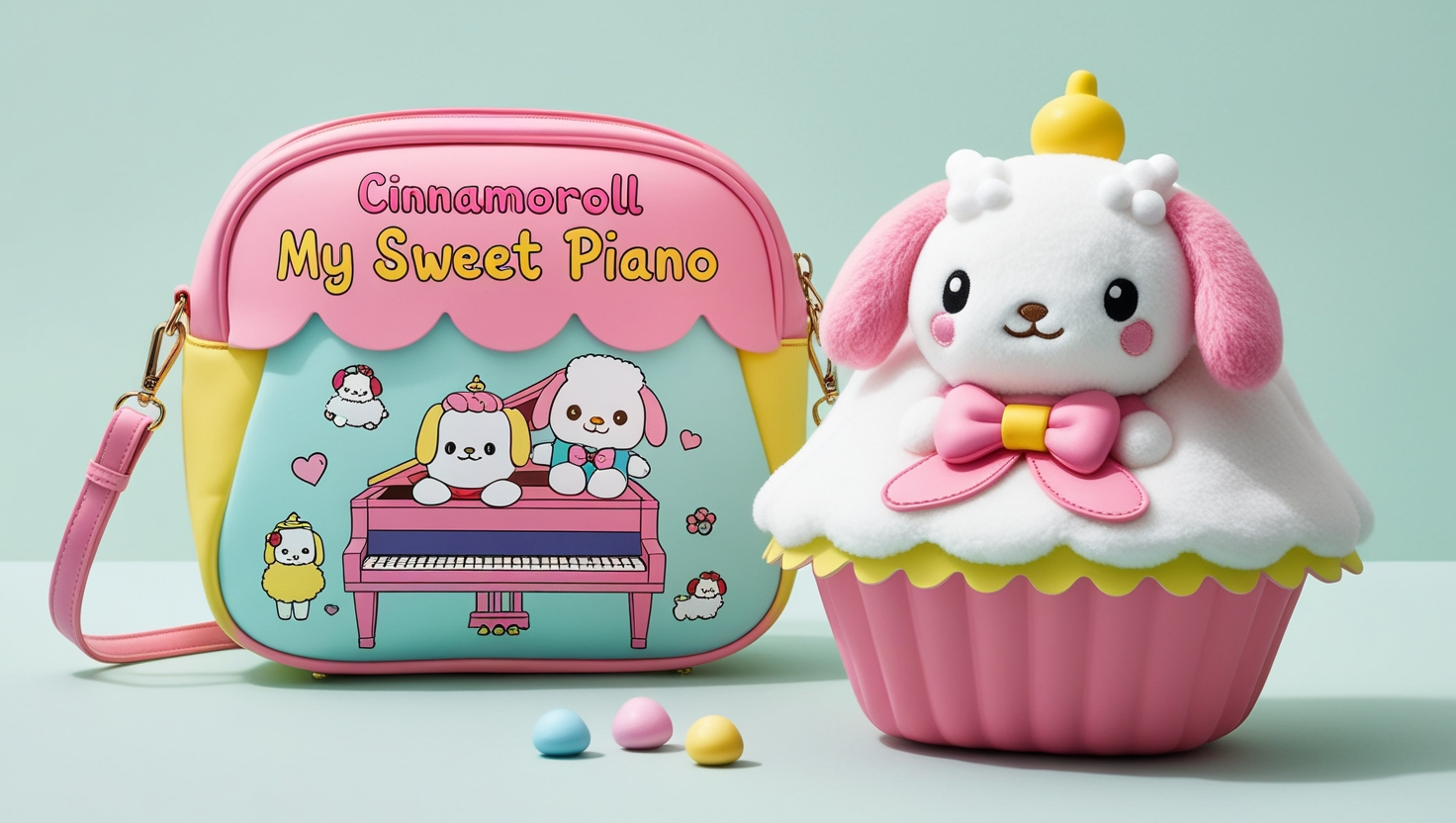 Cinnamoroll My Sweet Piano Huwahuwa Cupcake Bag