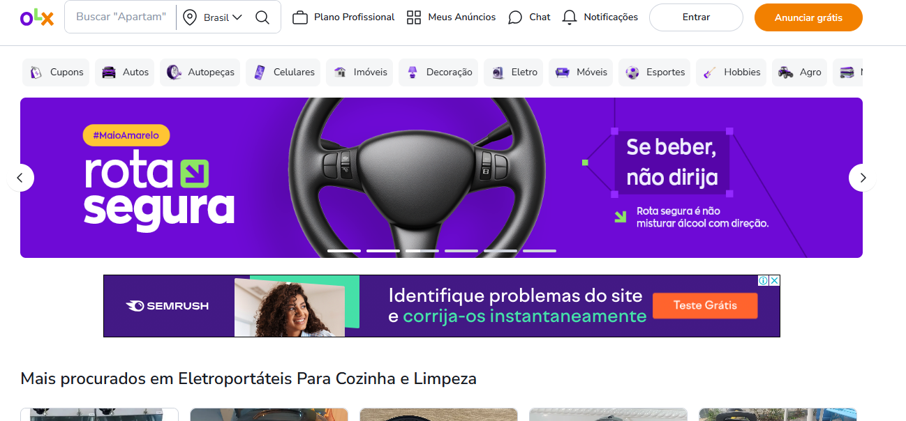 vender produtos usados