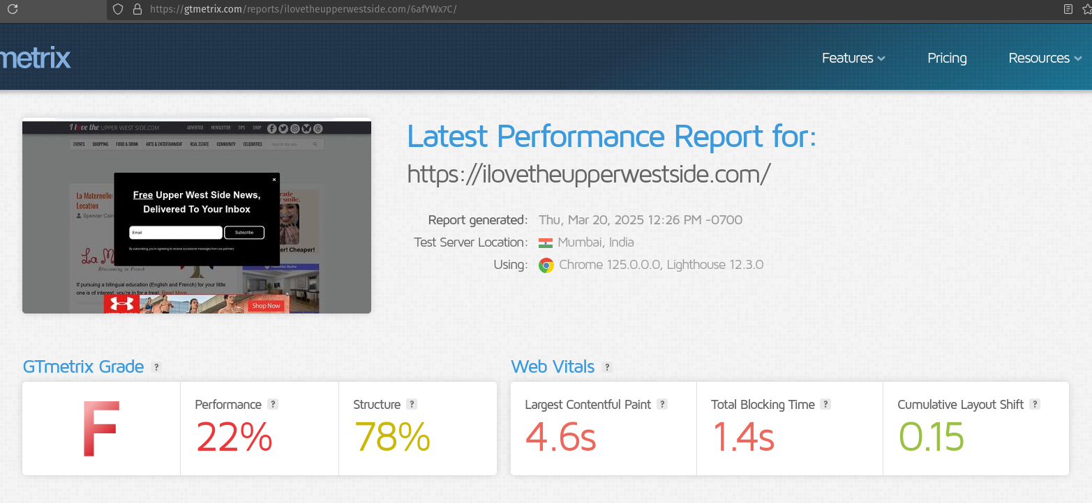 SiteGround Performance Test