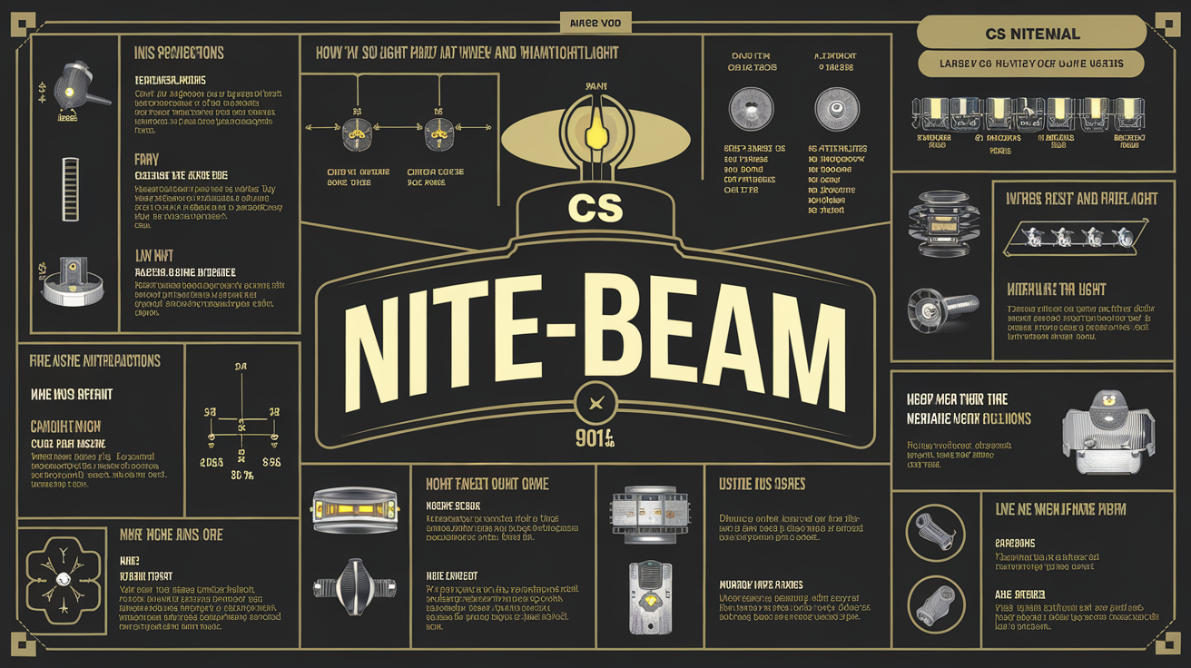 CS Nite-Beam Spotlight Model 901 Manual