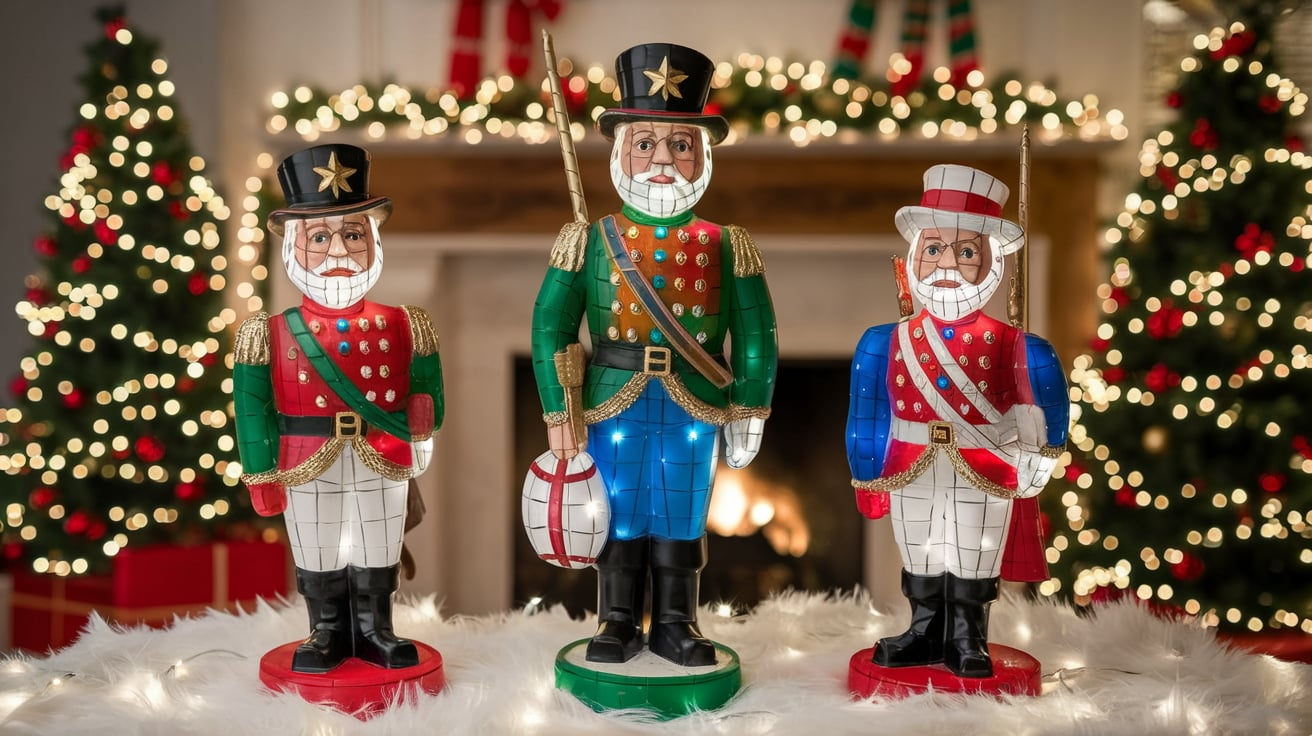 Magic of Atlanta Gift Showroom 3D Lighted Christmas Soldiers