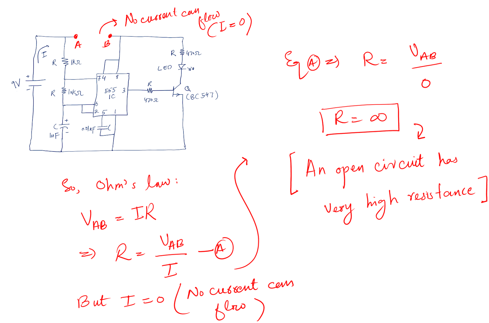 Open circuit mathematics