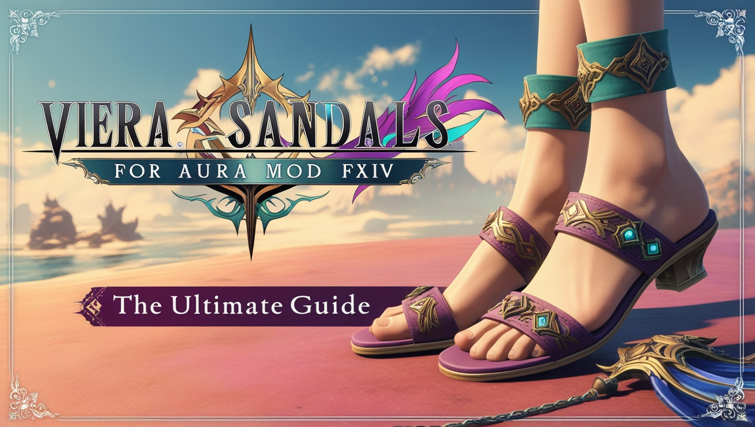 viera sandals for aura mod ffxiv