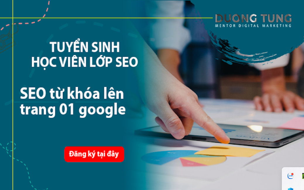 KHAI GIẢNG LỚP HỌC “SEO” TỪ CĂN BẢN ĐẾN NÂNG CAO