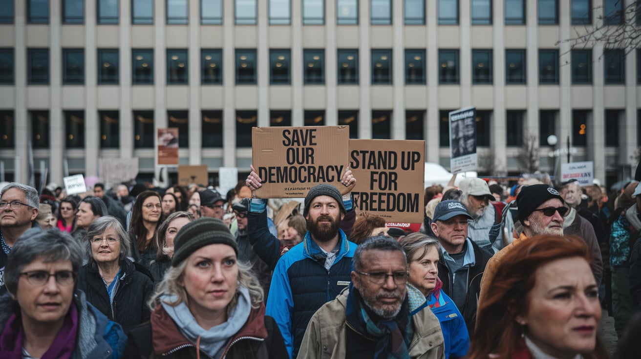 Demos for Democracy NYT