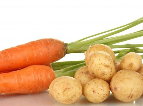 cà rốt và khoai tây