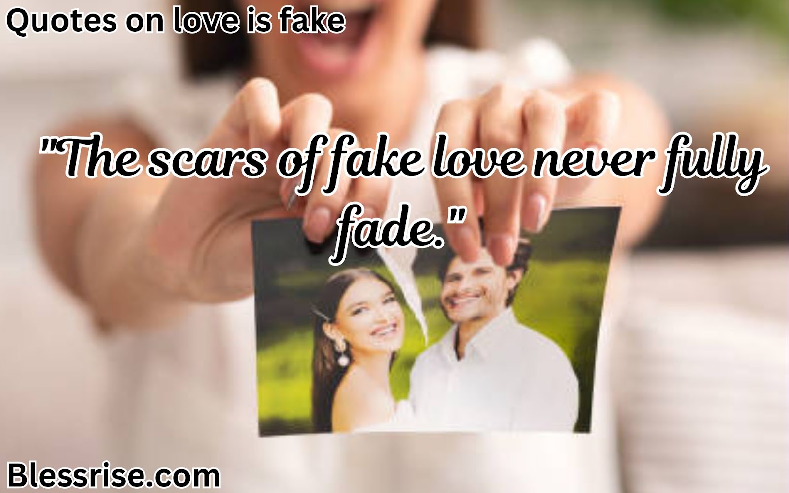 Quotes on love is fake for whatsapp