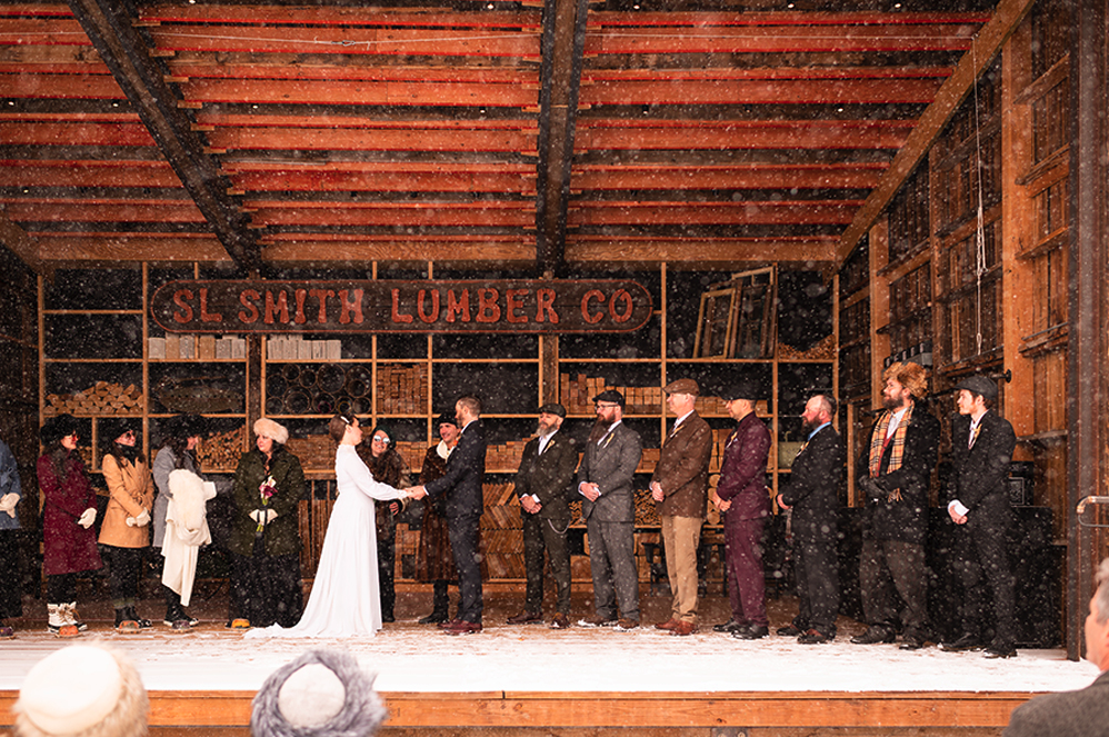 Wedding event at Freight Leadville