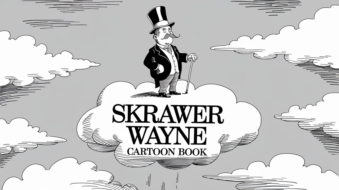 Skrawer Wayne Cartoon Book