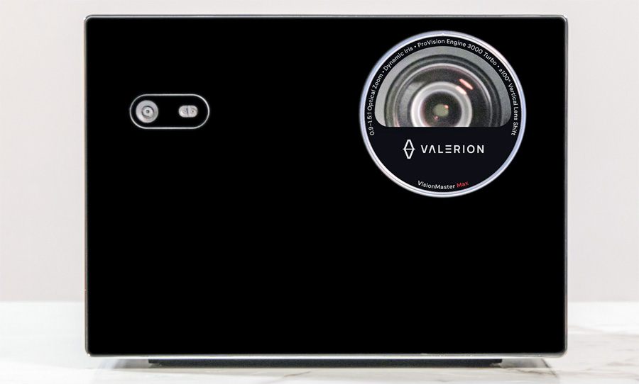 Valerion VisionMaster Max Lifestyle Projector Close-up