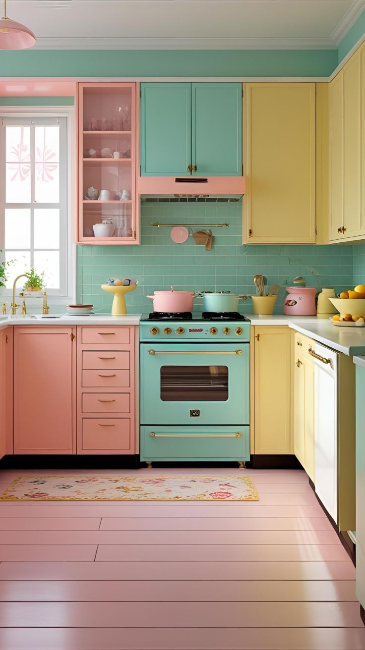 Pastel-Colored Appliances for a Retro Vibe
