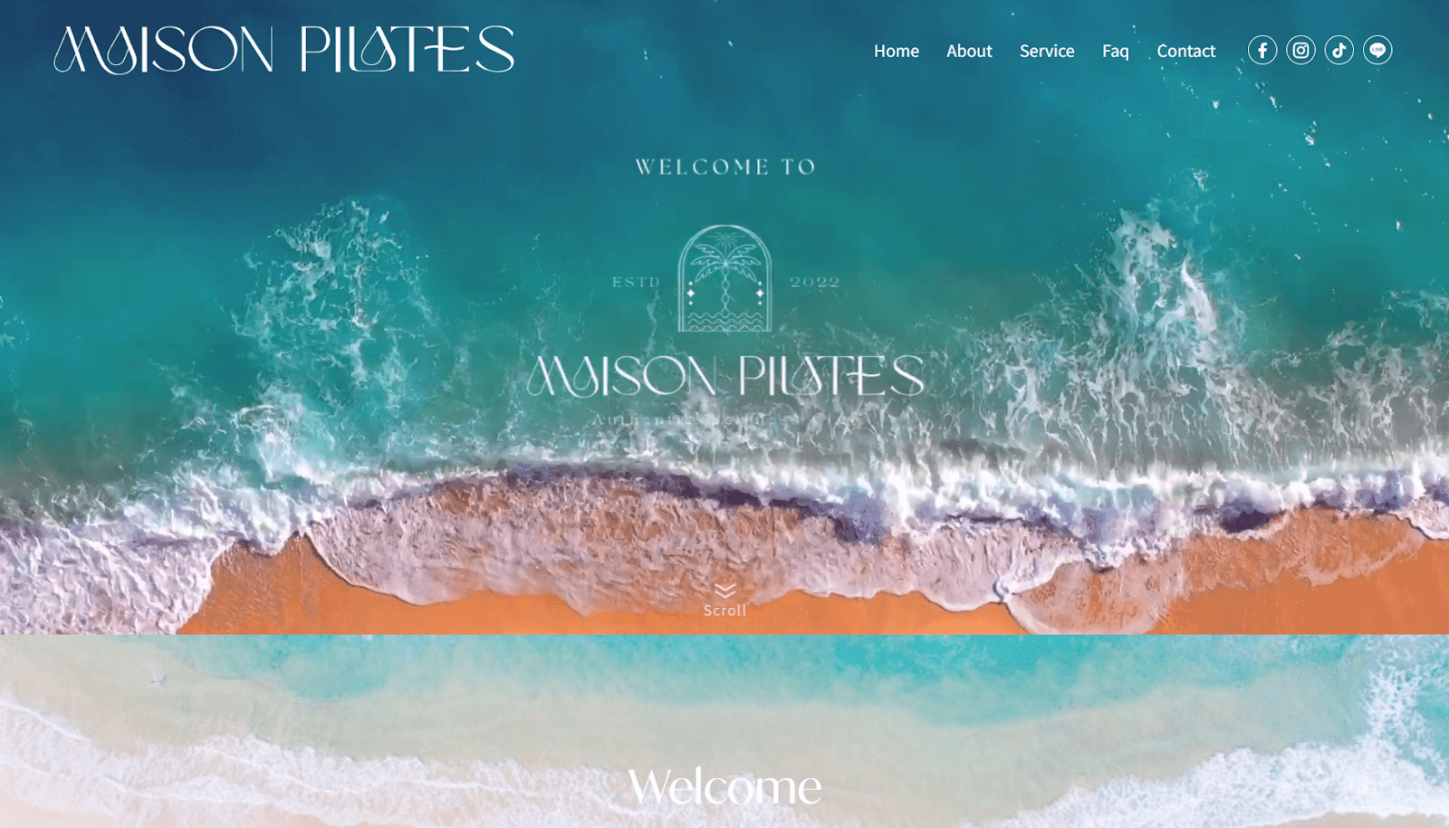 MAISON PILATES公式サイト画像