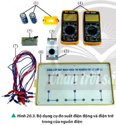 BÀI 20. THỰC HÀNH XÁC ĐỊNH SUẤT ĐIỆN ĐỘNG VÀ ĐIỆN TRỞ TRONG CỦA PIN