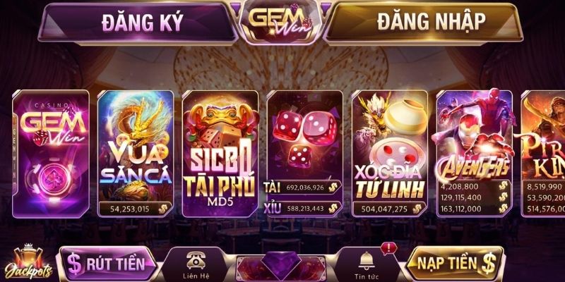 Tổng quan về cổng game Gemwin