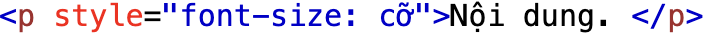 BÀI 8: ĐỊNH DẠNG VĂN BẢNI - MỤC TIÊU BÀI HỌC• Sử dụng được thẻ HTML để định dạng văn bản, phông chữ.II - KIẾN THỨC CẦN GHI NHỚ1. THUỘC TÍNH THẺ- Thẻ có thể có hoặc không có thuộc tính.- Tác dụng: bổ sung thông tin, làm rõ các điều khiển được thẻ chỉ định.- Cách khai báo:- Vị trí: Thuộc tính nằm trong thẻ bắt đầu (không nằm trong thẻ kết thúc), sau tên thẻ.- Một thẻ có thể có nhiều thuộc tính được ngăn cách bởi dấu cách.- Một trong những thuộc tính được sử dụng thường xuyên nhất là thuộc tính style, dùng để thiết lập định dạng văn bản như chọn màu sắc, phông chữ, cỡ chữ, kiểu chữ, căn lề, tạo khung,... cho một phần tử HTML.2. CÁC THẺ ĐỊNH DẠNG TRÌNH BÀY VĂN BẢNa) Định dạng tiêu đề- HTML sử dụng các thẻ dạng <hx> trong đó x nhận một trong các giá trị từ 1 đến 6 để định dạng và phân cấp tiêu đề theo các mức khác nhau:+ Thẻ <h1> được sử dụng cho tiêu đề chính hay tiêu đề chung của cả văn bản.+ Các tiêu đề ở mức thấp hơn dùng thẻ <h2> và tiếp tục với các mức tiếp theo,…- Lợi ích khi sử dụng thẻ <hx>:+ Trình duyệt sử dụng thẻ <hx> để hiển thị trang web và định dạng văn bản giúp người dùng đọc lướt trang web theo tiêu đề. + Các công cụ tìm kiếm sử dụng thẻ   <hx>  để xác định cấu trúc và nội dung trang web.b) Định dạng đoạn văn bản- HTML sử dụng thẻ <p> để định dạng đoạn văn bản:- Khi gặp cặp thẻ <p>…</p>, trình duyệt sẽ hiển thị nội dung đoạn trên dòng mới kèm với khoảng trống nhỏ trước và sau đoạn.- Nội dung đoạn có thể chứa văn bản, hình ảnh và cả các phần tử khác nhưng không được chứa tiêu đề, danh sách, phần tử phân đoạn hoặc các phần tử dạng khối khác.- Khi cần thao tác với nhiều loại nội dung, ta có thể sử dụng cặp thẻ <div>...</div> hay <span>...</span> để tạo một khối chứa nội dung bất kì đặt ở giữa hai thẻ:+ Phần tử <div> là một khối, bắt đầu trên dòng mới.+ Phần tử <span> có tác dụng tương tự nhưng sử dụng cho quy mô nhỏ hơn; nội dung khối hiển thị trên cùng dòng đang viết.- Để thêm các định dạng như khung, lề,... cho đoạn, ta sử dụng thuộc tính style. Thuộc tính này sẽ được giới thiệu chi tiết trong các bài sau.- Lưu ý: Ngoài các thẻ định dạng đoạn và khối kể trên, còn có hai thẻ <br> và <hr> để xuống dòng hoặc tạo ra một đường kẻ ngang trên trang web.3. CÁC THẺ ĐỊNH DẠNG PHÔNG CHỮa) Định dạng kiểu chữLưu ý:- HTML5 không hỗ trợ thẻ <big> và <u>. Để điều khiển em nên thay bằng giá trị font-size và text-decoration trong thuộc tính style.- Các thẻ <strong>, <em> có cùng tác dụng định dạng chữ đậm, nghiêng giống các thẻ <b>, <i> nhưng các thẻ này có ý nghĩa nhấn mạnh vào ngữ nghĩa của nội dung và được khuyến khích sử dụng nhiều hơn trong định dạng văn bản.b) Định dạng phông chữ- Để định dạng phông chữ, ta sử dụng thuộc tính style. - Các thuộc tính màu sắc, phông chữ, cỡ chữ được xác định như sau:+ Màu sắc:+ Phông chữ:+ Cỡ chữ: Có nhiều cách xác định cỡ chữ, phổ biến là dùng số kèm đơn vị (px-pixel, mm, cm,...) hoặc cỡ chữ thông dụng (small, medium, large,...).- Lưu ý:+ Giá trị màu sắc được sử dụng theo tiếng Anh: red, green, blue, grey, yellow, black, brown,... hoặc giá trị màu trong hệ RGB. + Khi muốn thực hiện nhiều định dạng phông đồng thời, ta đặt các cặp tên: giá trị trong phần giá trị của thuộc tính, ngăn cách nhau bởi dấu  ;