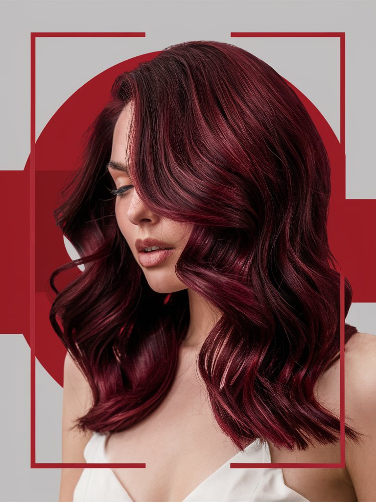 6. Dark Cherry Waves