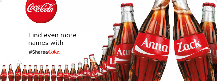 Coca-Cola’s #ShareACoke campaign