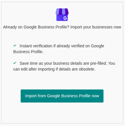 Bing supports imports from GBP.