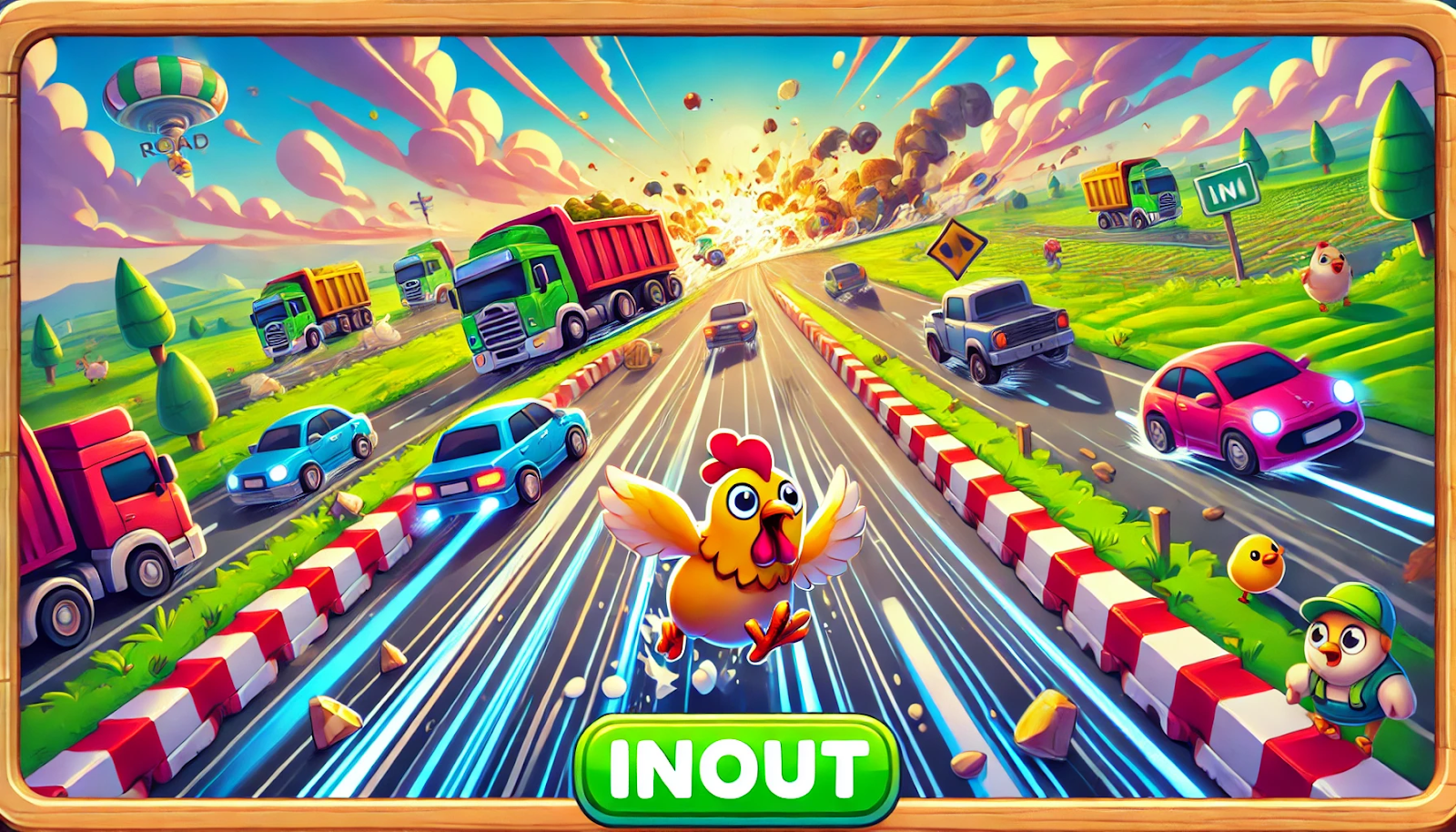 Pantalla de cashout en Chicken Road