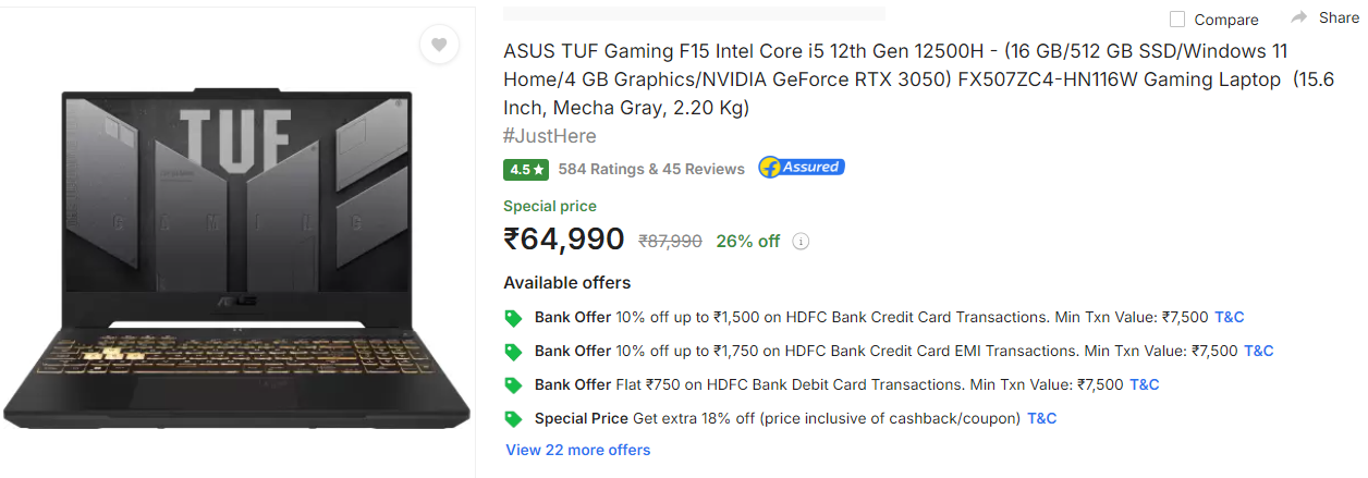 ASUS TUF Gaming F15