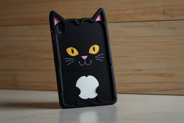 MXFDEGF Lenovo Tab M9 cover black cat 