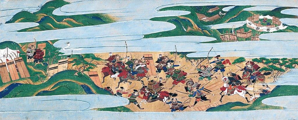 A battle during the Sengoku Period