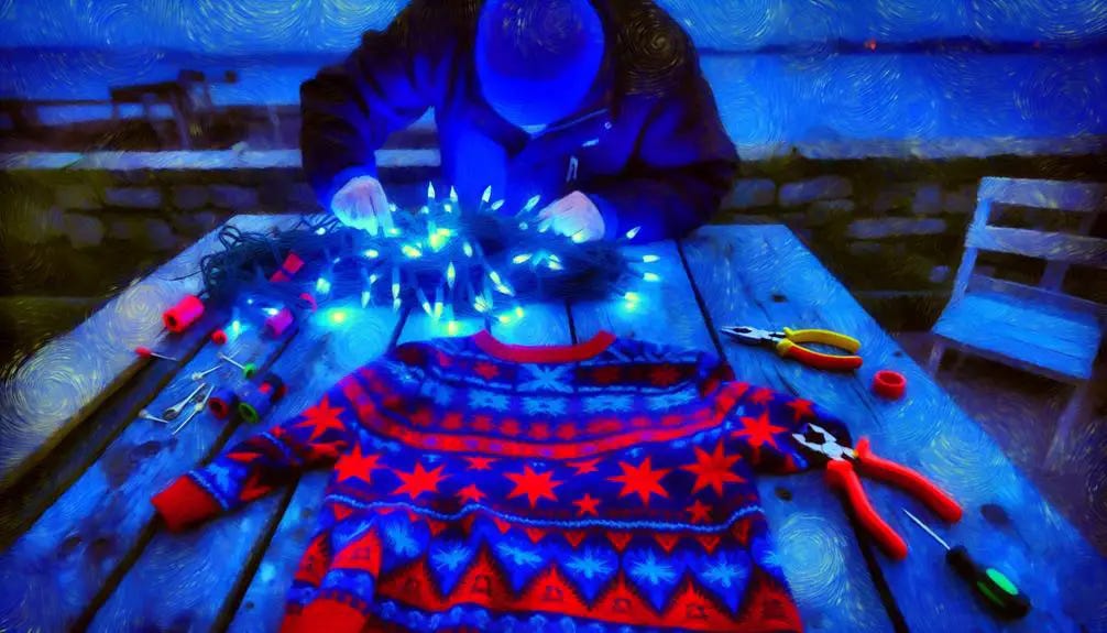 Light up christmas sweater​