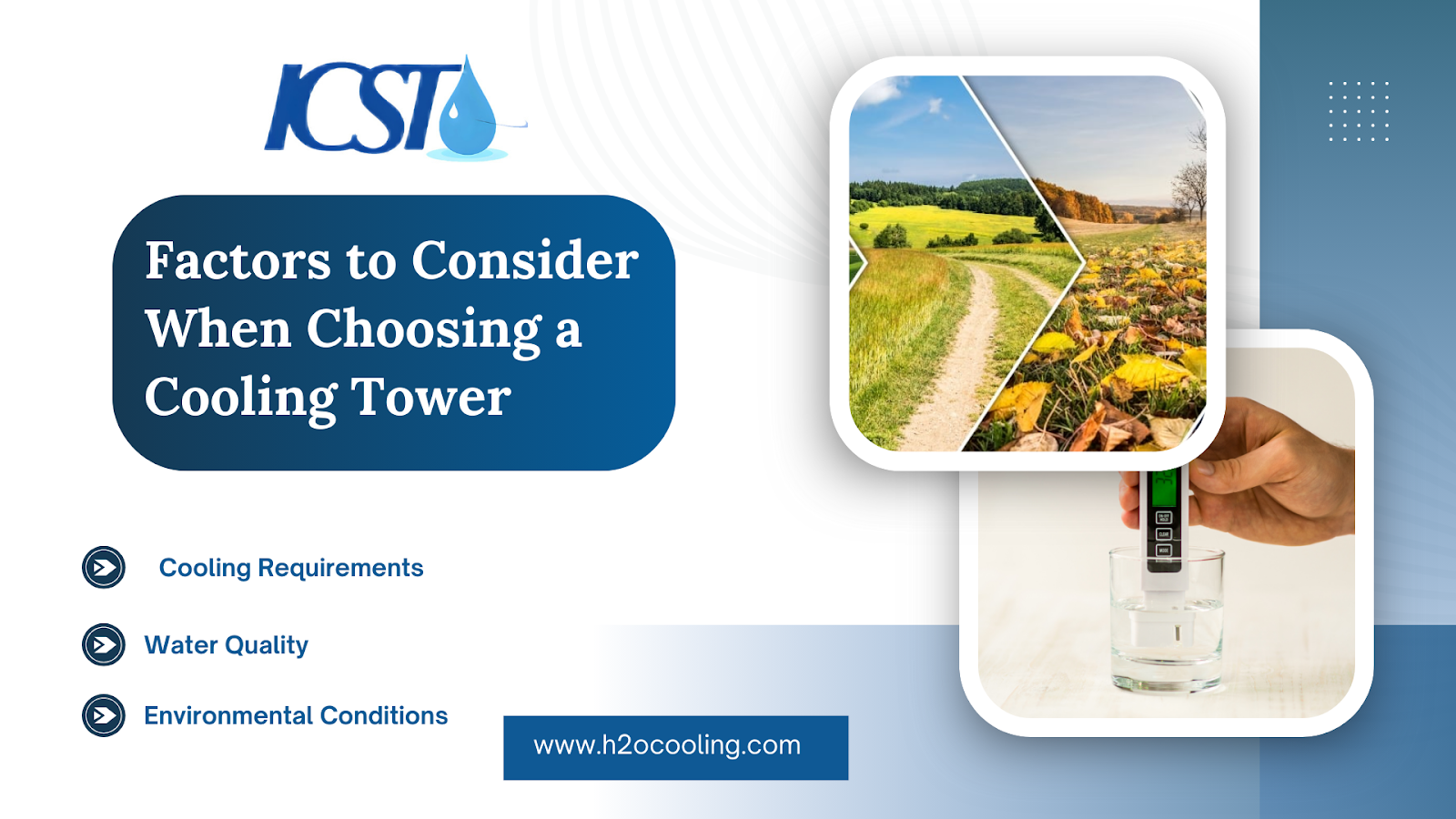 Factors to Consider-recirculating cooling tower water
