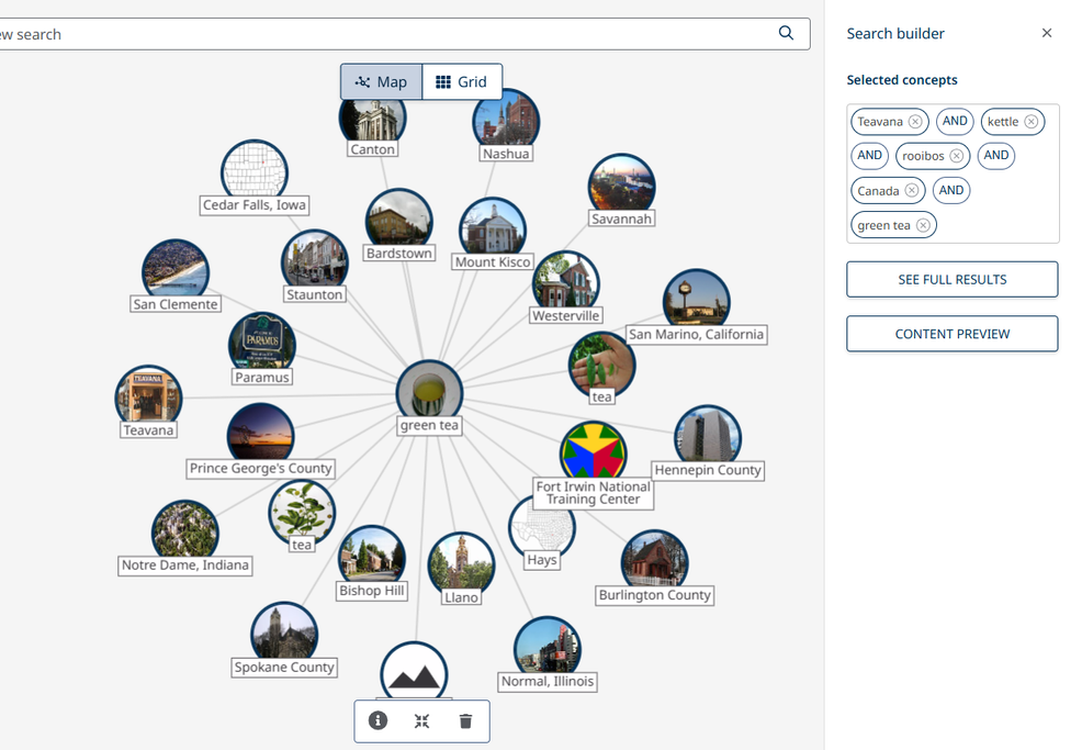 Concept map web on EBSCO